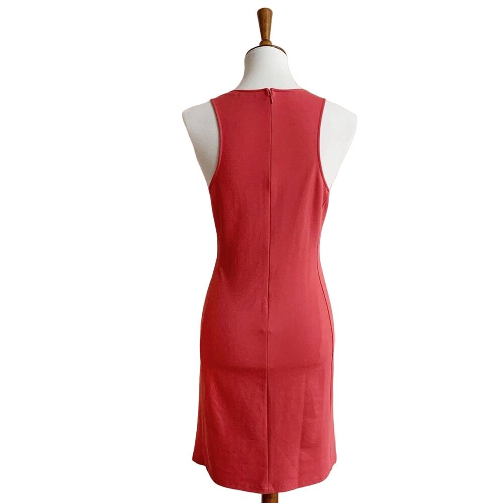 The Letter coral lace front sheath dress, size L - Picture 3 of 5